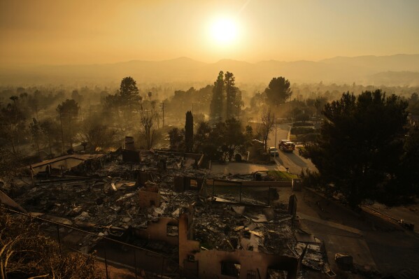 Los Angeles wildfire smoke