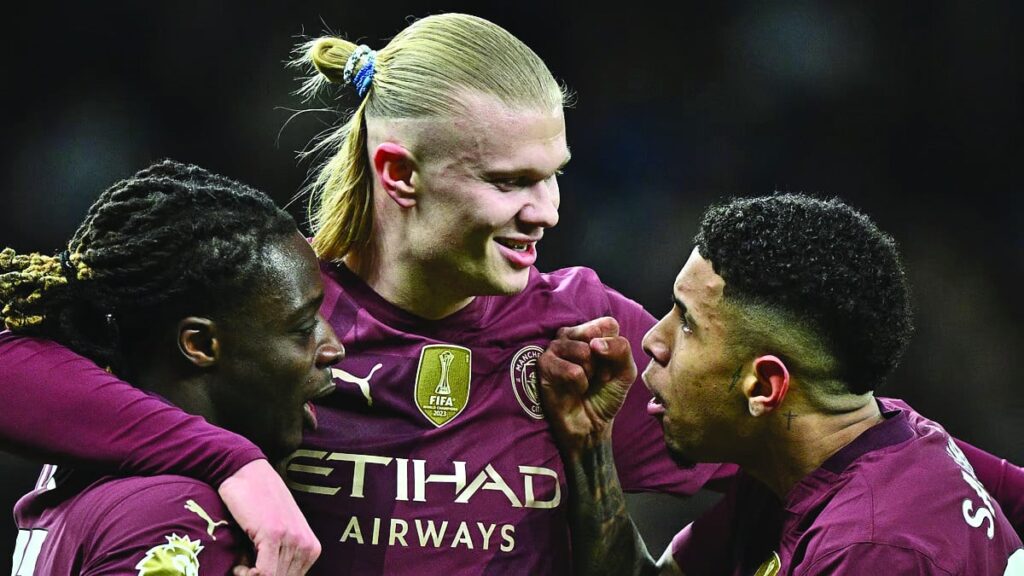 Haaland helps Man City Sink Purses