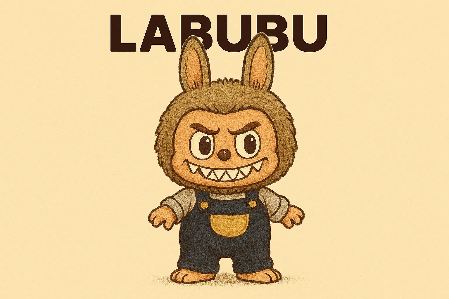 Labubu with furry bu