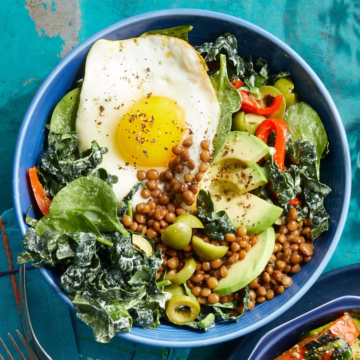 3. Lentil Breakfast Bowl