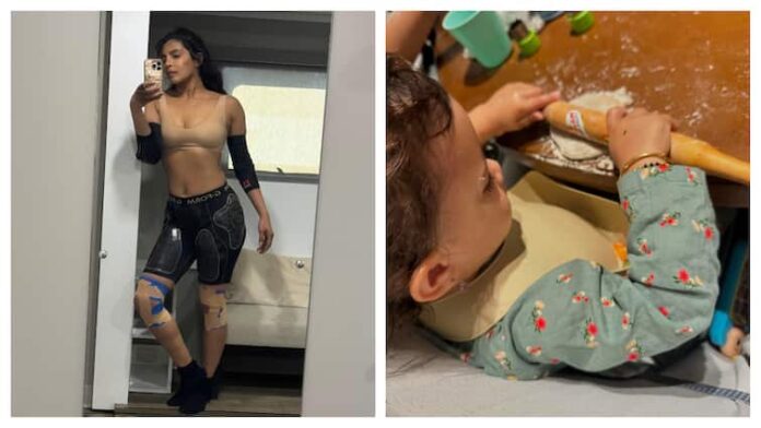 Priyanka Chopra Shows Off Daughter Malti's Roti Making Skills.