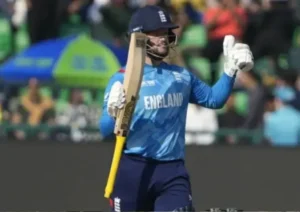 English cruising along the way after being sent to bat against Australia