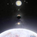 Seven planets lined up on rare displays that look like